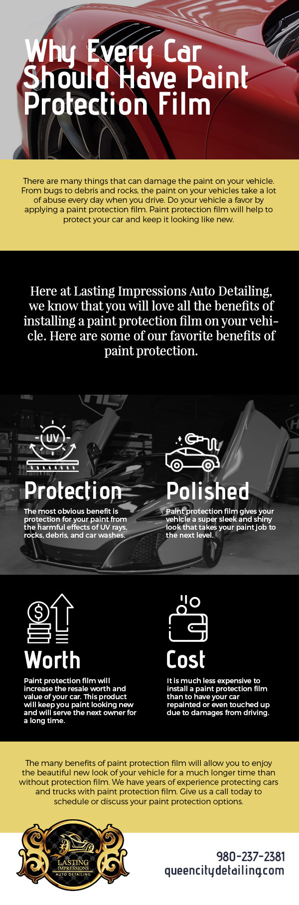 Why Every Car Should Have Paint Protection Film [infographic]