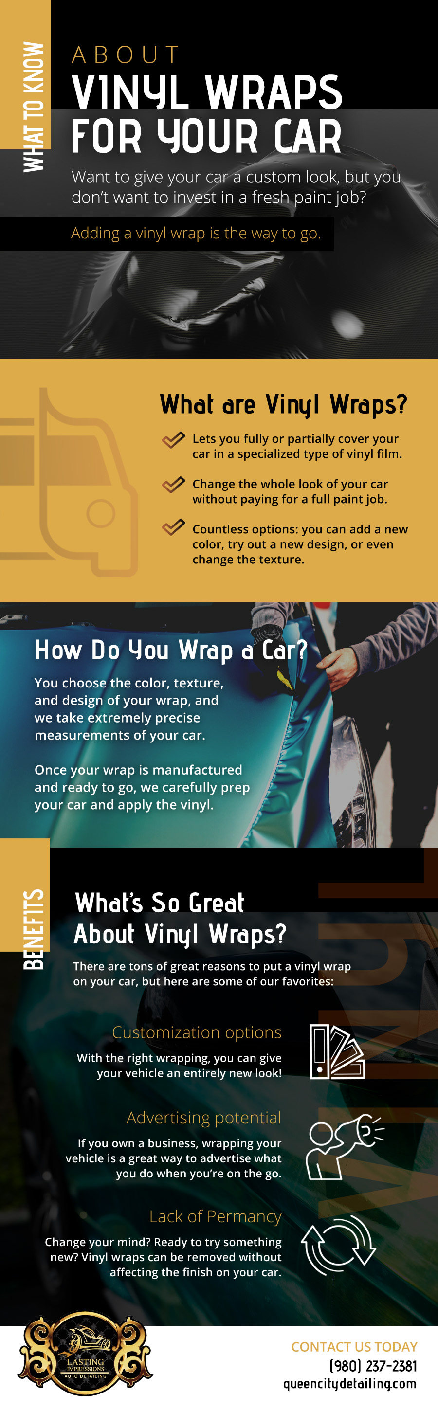 What You Should Know About Vinyl Wraps for Your Car [infographic]
